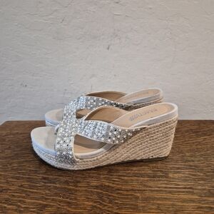 Kenneth Cole Reaction 'Card Glam 2' Women's wedge sandals Size US 6.5